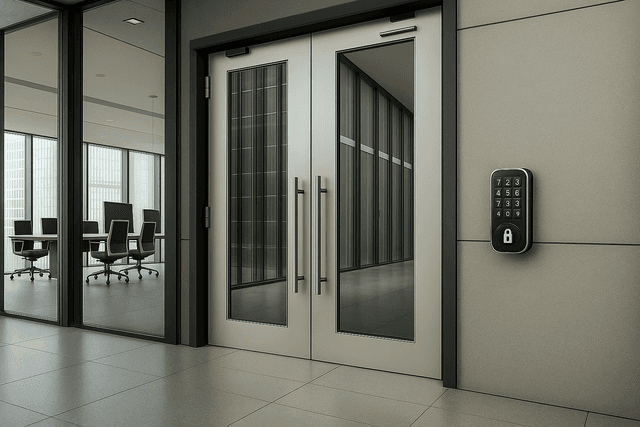 Commercial locksmith service